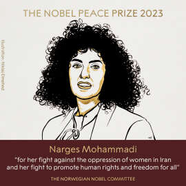 2023 Nobel Barış Ödülü, Narges Mohammadi’ye verildi