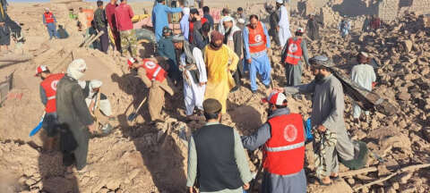 Afganistan’da depremin ardından kurtarma çalışmaları sürüyor