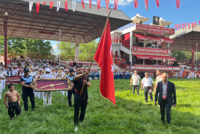 Kırkpınar Yağlı Güreşleri'nde, açılış seremonisi gerçekleştirildi