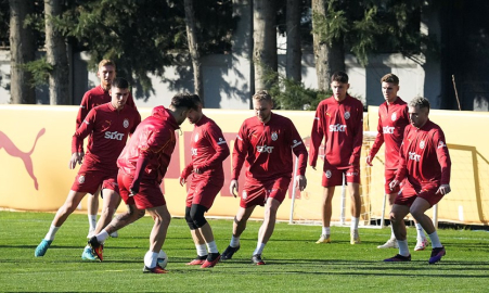 Galatasaray, Kayserispor maçının hazırlıklarını sürdürdü